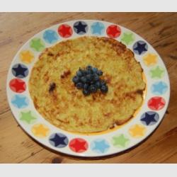 Paleo Pancake with Blueberries