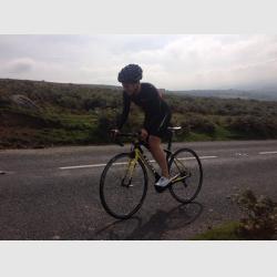 Close to the finish at Widecombe
